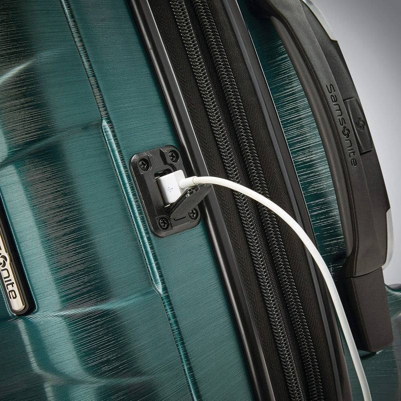 Samsonite Centric 2 Hardside Expandable Luggage with Spinner Wheels, Emerald Green, 3 - Piece Set (20/24/28)