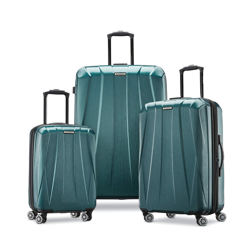 Samsonite Centric 2 Hardside Expandable Luggage with Spinner Wheels, Emerald Green, 3 - Piece Set (20/24/28)