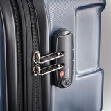 Samsonite Centric Hardside Expandable Luggage with Spinner Wheels, Blue Slate, Checked - Medium 24 - Inch