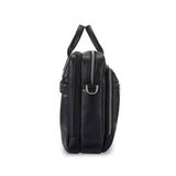 Samsonite Classic Leather Toploader Briefcase, Black, One Size