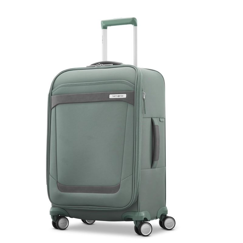 Samsonite Elevation Plus 22 - Inch Carry - On - Expandable Softside Spinner Luggage - Cypress Green