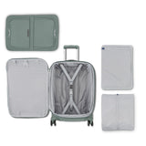 Samsonite Elevation Plus 22 - Inch Carry - On - Expandable Softside Spinner Luggage - Cypress Green