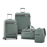 Samsonite Elevation Plus 30 - Inch Large Checked Luggage - Expandable Softside Spinner Suitcase - Cypress Green