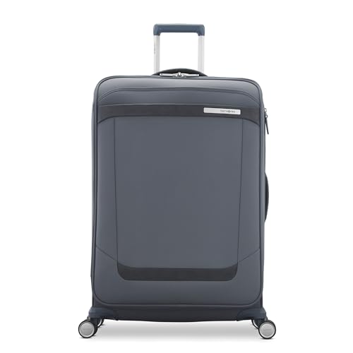 Samsonite Elevation Plus 30-Inch Large Checked Luggage - Expandable Softside Spinner Suitcase - Slate