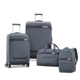 Samsonite Elevation Plus 30-Inch Large Checked Luggage - Expandable Softside Spinner Suitcase - Slate