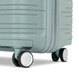 Samsonite Elevation Plus - Medium Hardside Luggage - Scratch Resistant Polypropylene Shell, RightHeight™ Adjustable Handle, Integrated AirTag Holder, TSA Lock, WetPak™ Compartment - Cypress Green