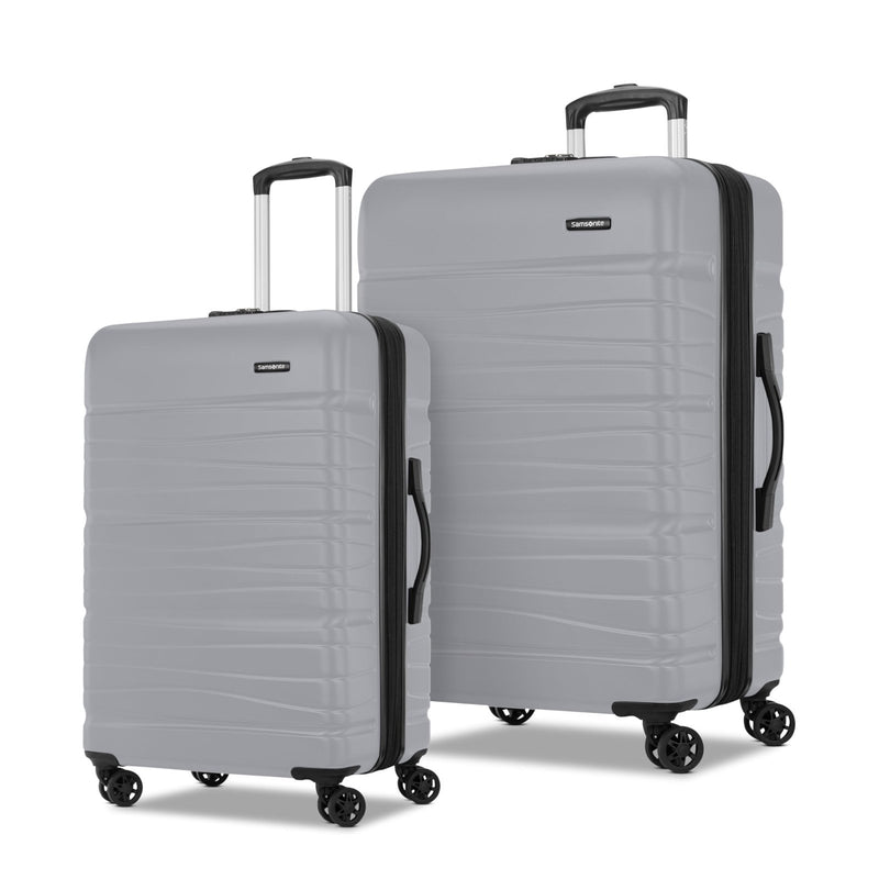 Samsonite Evolve SE Hardside Expandable Luggage with Spinners | Titanium | 2PC SET (Carry - on/Large)