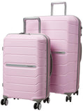 Samsonite Freeform 2-Piece Luggage Set - Carry-On & Large Checked Luggage with Dual Spinner Wheels - Durable Polypropylene Hardshell - TSA Lock, Airline-Approved - Expandable Hard Shell - Pink Rose