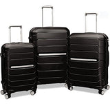 Samsonite Freeform 3 Piece Set 21|24|28 Inch Expandable Spinners (One Size, Black) | Backpacks4Less