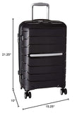Samsonite Freeform Hardside Carry-On Luggage with Spinner Wheels - Hardshell Suitcase - TSA, Airline-Approved - Expandable Hard Shell, Smooth Rolling Wheels for Lightweight Travel - Dark Teal
