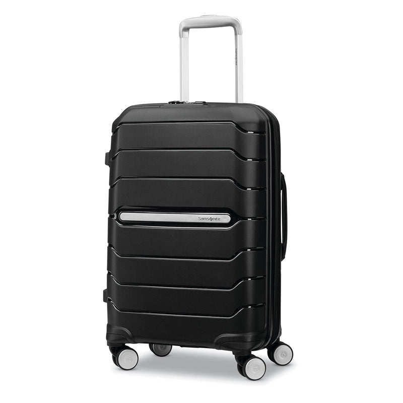 Samsonite Freeform Hardside Carry - On Luggage with Spinner Wheels - Hardshell Suitcase - TSA, Airline - Approved - Expandable Hard Shell, Smooth Rolling Wheels for Lightweight Travel – Black