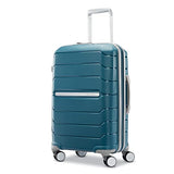 Samsonite Freeform Hardside Carry-On Luggage with Spinner Wheels - Hardshell Suitcase - TSA, Airline-Approved - Expandable Hard Shell, Smooth Rolling Wheels for Lightweight Travel - Dark Teal