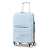 Samsonite Freeform Hardside Carry - On Luggage with Spinner Wheels - Hardshell Suitcase - TSA, Airline - Approved - Expandable Hard Shell, Smooth Rolling Wheels for Lightweight Travel - Powder Blue