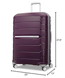 Samsonite Freeform Large Checked Luggage with Dual 360° Spinner Wheels - TSA Lock, Airline - Approved - Lightweight Durable Polypropylene Expandable Hardshell - Amethyst Purple