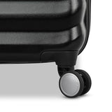 Samsonite Hard-Sided 24-Inch Lightweight Checked Medium Expandable Element Suitcase: Durable, 360° Spinner Wheels, Adjustable Telescopic Handle, TSA-Approved Lock - Copper Orange
