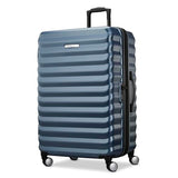 Samsonite Hard-Sided 28-Inch Lightweight Checked Large Expandable Element Suitcase: Durable, 360° Spinner Wheels, Adjustable Telescopic Handle, TSA-Approved Lock - Captains Blue