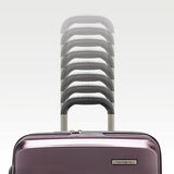 Samsonite Octiv Pro 3-Piece Hardside Lightweight (21/24/28) Front Pocket Carry-On Pro, Medium & Large-Checked Luggage Set, Expandable, Four Spinner Wheels, Adjustable Handle, TSA Lock – Purple