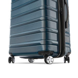 Samsonite Omni 2 28-Inch Large Checked Hardside Luggage with 360° Spinner Wheels - Scratch Resistant Hardshell - TSA Lock - Expandable Polycarbonate Shell for Lightweight Travel - Nova Teal