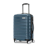 Samsonite Omni 2 Domestic Carry-On Luggage - 22x14x9 Airline-Approved - Features Expandable Polycarbonate Shell, 360° Wheels, TSA Lock - Amazon Exclusive - Nova Teal