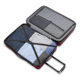 Samsonite Omni 2 Hardside Expandable Luggage with Spinner Wheels, 2 - Piece Set (19/24), Nature Merlot