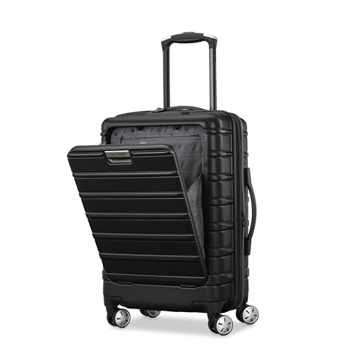 Samsonite Omni 2 Pro Hardside Expandable Luggage with Spinner Wheels, Pro Carry-on, MIDNIGHT BLACK | Backpacks4Less