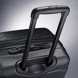 Samsonite Omni PC Hardside Expandable Luggage with Spinner Wheels, Black, Checked - Medium 24 - Inch