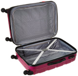Samsonite Omni PC Hardside Expandable Luggage with Spinner Wheels, Radiant Pink, Checked - Medium 24 - Inch