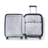 Samsonite Paralux Carry - On Luggage - Innovative Design - Quick Access Front Pocket - Dual Suspension Wheel Technology - TSA Lock - Expandable - Includes Removable Packing Cubes - Midnight Navy