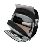 Samsonite Paralux Everyday Backpack - Laptop & Tablet Backpack with 5 Compartments, Removable TecKit™ Pouch, Microsuede Trim, Water Bottle Pockets - Work, Commute & Travel Bag - Black