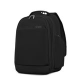 Samsonite Paralux Everyday Backpack - Laptop & Tablet Backpack with 5 Compartments, Removable TecKit™ Pouch, Microsuede Trim, Water Bottle Pockets - Work, Commute & Travel Bag - Black