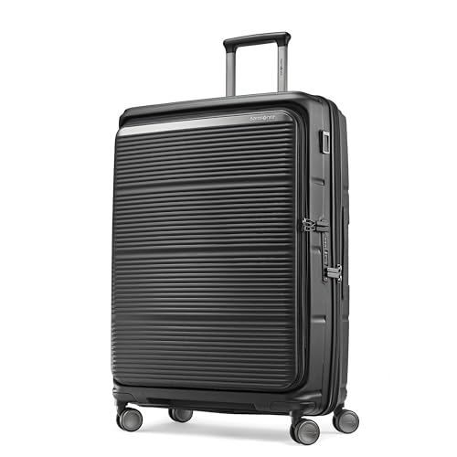 Samsonite Paralux Large Checked Luggage - Innovative Design - Quick Access Front Pocket - Dual Suspension Wheel Technology - TSA Lock | Backpacks4Less