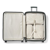 Samsonite Paralux Large Checked Luggage - Innovative Design - Quick Access Front Pocket - Dual Suspension Wheel Technology - TSA Lock - Expandable - Includes Removable Packing Cubes - Olive