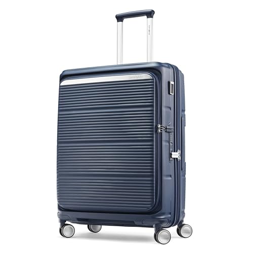 Samsonite Paralux Medium Checked Luggage - Innovative Design - Quick Access Front Pocket - Dual Suspension Wheel Technology - TSA Lock | Backpacks4Less
