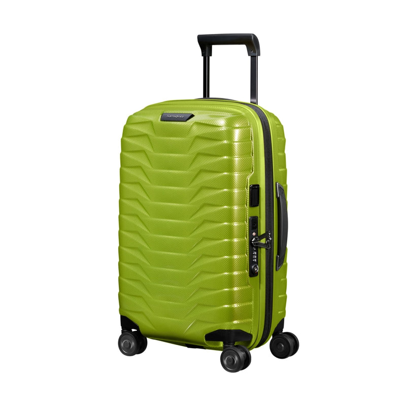 Samsonite Proxis Global Carry - On Hardside Luggage with Dual Spinner Wheels, Airline Approved - Innovative Roxkin™ Lightweight Shell With Ultimate Durability - TSA Lock, Telescopic Handle - Lime