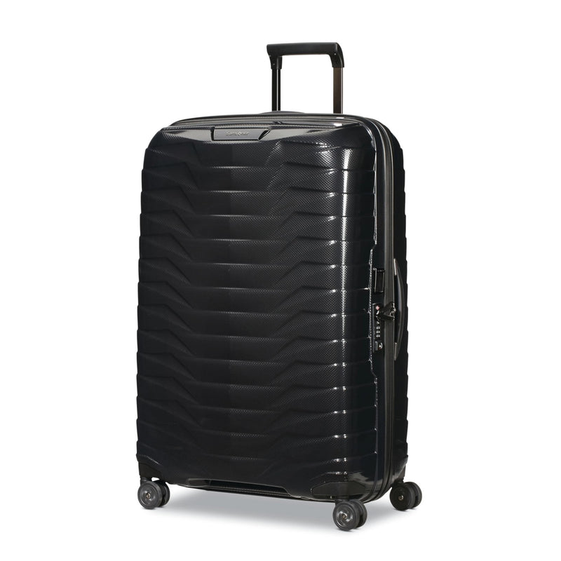 Samsonite Proxis Large Hardside Luggage with Dual Spinner Wheels - Innovative Roxkin™ Lightweight Shell With Ultimate Durability - Includes TSA Lock, Ergonomic Telescoping Handle - Black