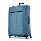 Samsonite Soft-Sided 29-Inch Lightweight Large Checked Expandable Element Suitcase: Durable, 360° Spinner Wheels, Adjustable Telescopic Handle, 2 Front & 1 Side Pocket- Captains Blue