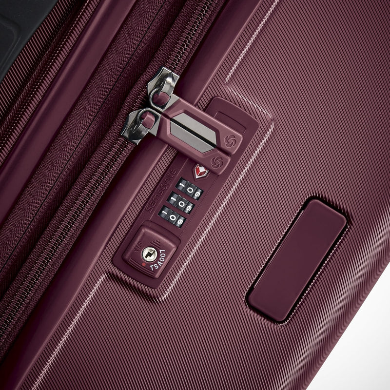 Samsonite Stryde 2 Hardside Expandable Luggage with Double Spinner Wheels, Medium Glider, Merlot