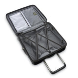Samsonite Stryde 2 Hardside Expandable with Double Spinner Wheels, 2PC SET (22X14X9/LG), Stealth Black