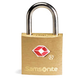 Samsonite Travel Sentry 2 - pack Key Locks, Brass, 2 - Pack
