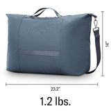 Samsonite UpLIFT 23" Lightweight Foldable Weekender Duffle Bag - Polyester Soft Duffle for Ultra Lightweight Travel - Black