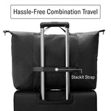 Samsonite UpLIFT 23" Lightweight Foldable Weekender Duffle Bag - Polyester Soft Duffle for Ultra Lightweight Travel - Black