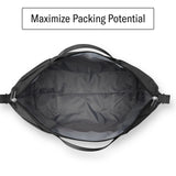 Samsonite UpLIFT 23" Lightweight Foldable Weekender Duffle Bag - Polyester Soft Duffle for Ultra Lightweight Travel - Black