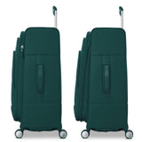 Samsonite UpLIFT Lightweight Large Checked Softside Luggage with Spinner Wheels - Expandable - Airline - Approved, Polyester Soft Suitcase for Ultra Light Travel - Emerald Green
