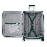 Samsonite UpLIFT Lightweight Large Checked Softside Luggage with Spinner Wheels - Expandable - Airline - Approved, Polyester Soft Suitcase for Ultra Light Travel - Emerald Green