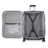 Samsonite UpLIFT Lightweight Medium Checked Softside Luggage with Spinner Wheels - Expandable - Airline - Approved, Polyester Soft Suitcase for Ultra Light Travel - Black