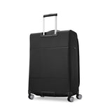 Samsonite UpLIFT Lightweight Medium Checked Softside Luggage with Spinner Wheels - Expandable - Airline - Approved, Polyester Soft Suitcase for Ultra Light Travel - Black