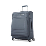 Samsonite UpLIFT Lightweight Medium Checked Softside Luggage with Spinner Wheels - Expandable - Airline - Approved, Polyester Soft Suitcase for Ultra Light Travel - Elemental Blue