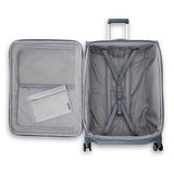 Samsonite UpLIFT Lightweight Medium Checked Softside Luggage with Spinner Wheels - Expandable - Airline - Approved, Polyester Soft Suitcase for Ultra Light Travel - Elemental Blue