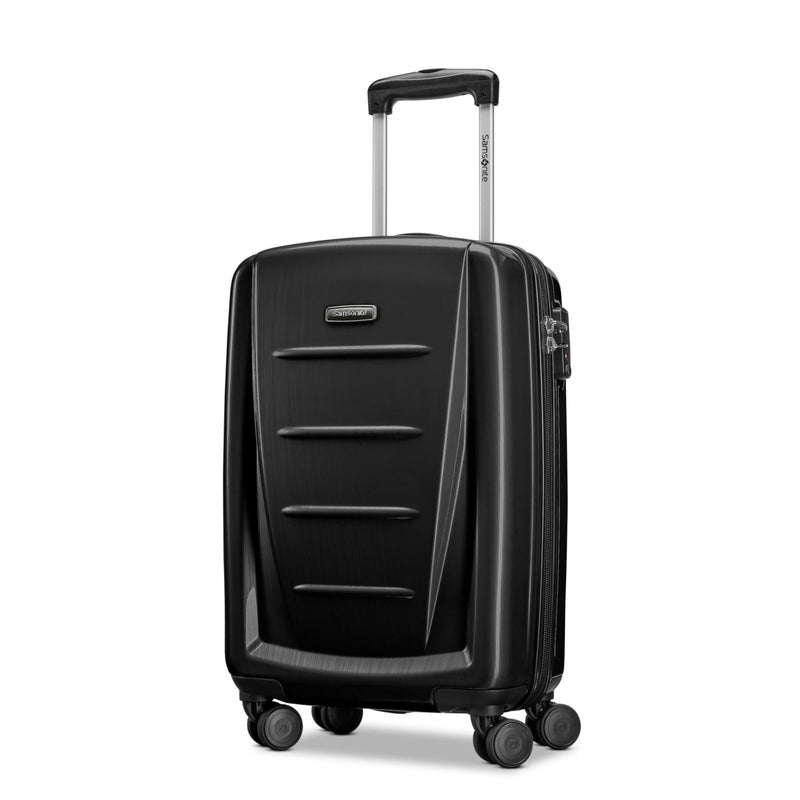 Samsonite Winfield 2 - 20-Inch Hardside Luggage with 360° Spinner Wheels, TSA Lock, Airline Approved - Brushed Anthracite | Backpacks4Less