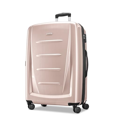 Samsonite Winfield 2 Hardside Expandable Luggage with Spinner Wheels, Artic Pink, Checked-Large 28-Inch | Backpacks4Less
